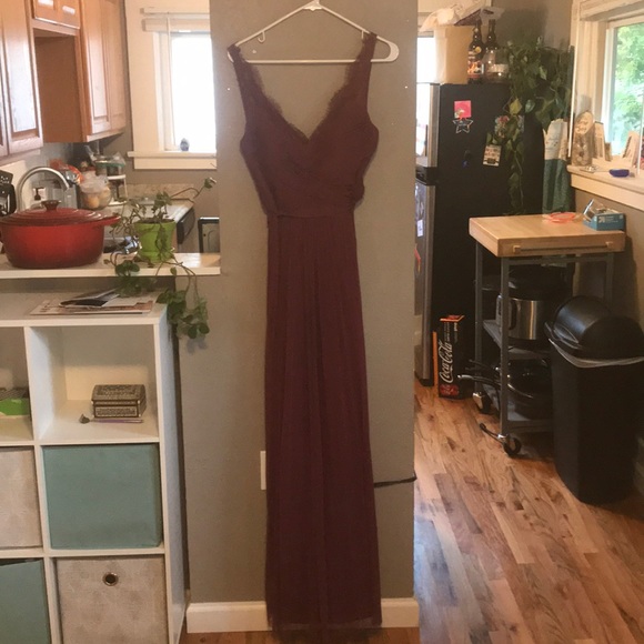 BHLDN Dresses & Skirts - BHLDN bridesmaids dress in Bordeaux